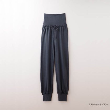 竹布・リラックスパンツ・スモーキーネイビー・M~L 帰宅したらまずリラックスパンツに。