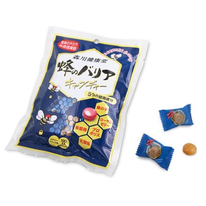蜂のバリア キャンディー 7種の健康サポート成分でしっかりバリア！