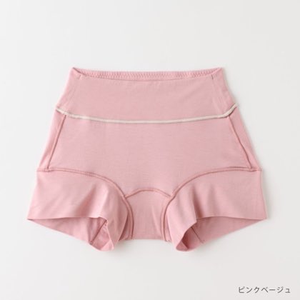 竹布･コンフォートボクサーパンツ・ピンクベージュ・LL からだがゆるむ、TAKEFUのさらりパンツ