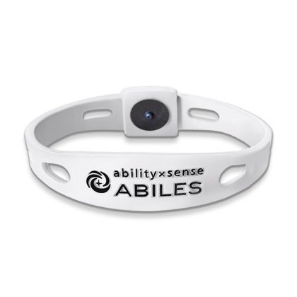 アビリス ナノ ブレスレット(ホワイトLL) 電磁波の出すエネルギーを良いエネルギーに変えるサポートをする丸山式コイル「アビリスナノ」。