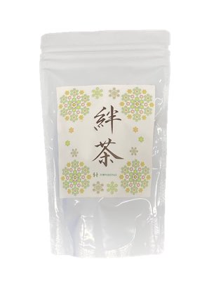 絆茶(ティーバッグ) 甘くて美味しい甘茶「絆茶」。ティーバッグになっているので、手軽にお飲みいただけます。