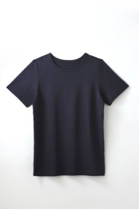 竹布・さらりTシャツ M/ダークネイビー TAKEFU70% 綿30%さらりと着られるシリーズ。定番のインナーとして使いやすいシンプルなTシャツをご用意しました。