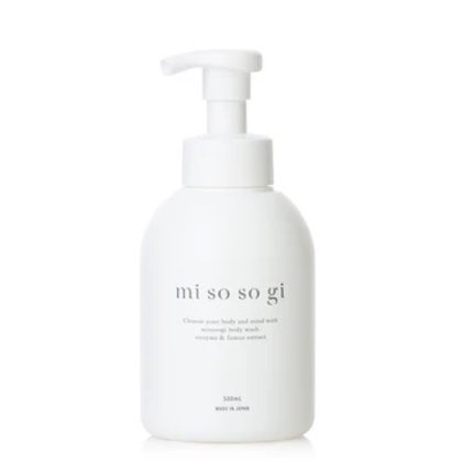 misosogi 泡ソープ 豊かな泡ができるから泡立ての手間もなく、髪も身体もやさしく洗い上げる全身シャンプー