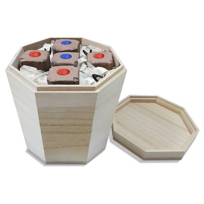 カタカムナ イヤシロ BOX 八角型桐箱 楢崎氏の隅を土に埋めることをさらに改良したのが