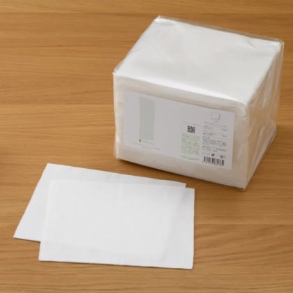 竹布・デイリーサポートシート（4つ折り）100枚入り 竹から生まれた優しい繊維で作られたデイリーサポートシート（4つ折り）100枚入りです。